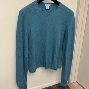 Barney’s Y2K Piattelli wool sweater semi crop 22 long lightweight L